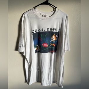 Vintage Coral Reefs Graphic Travel T-shirt